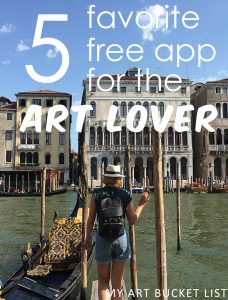 My art bucket list 5 favorite free app for the art lover
